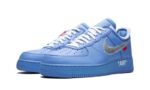 Nike Air Force 1 Low Off-White MCA University Blue - vue 2
