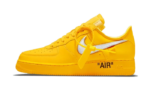Nike Air Force 1 Low Off-White University Gold Metallic Silver authentique