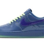 Nike Air Force 1 Low Patent Leather Mystic Navy Grape Ice authentique