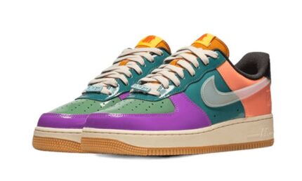 Nike Air Force 1 Low SP Undefeated Multi Patent Celestine Blue - vue 2