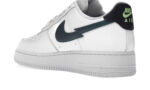 Nike Air Force 1 Low Split Swoosh White Aquamarine - vue 3