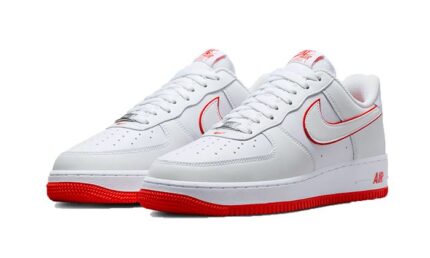 Nike Air Force 1 Low White Orange - vue 2