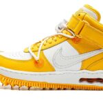 Nike Air Force 1 Mid SP Off-White Varsity Maize authentique