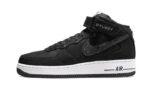 Nike Air Force 1 Mid Stussy All Black authentique