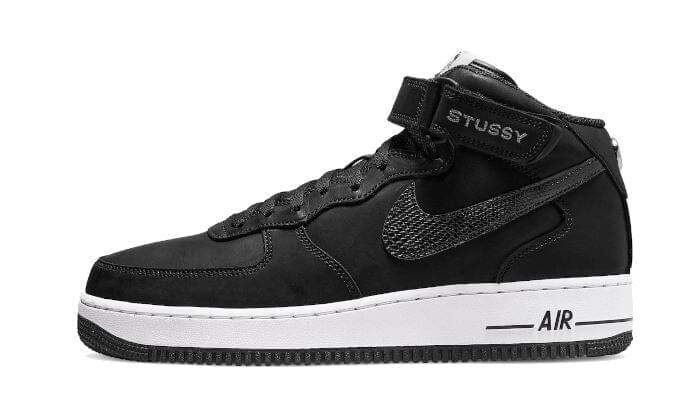 nike-air-force-1-mid-stussy-all-black-546272 Nike Air Force 1 Mid Stussy All Black authentique