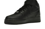 Nike Air Force 1 Mid Supreme Black - vue 2