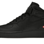 Nike Air Force 1 Mid Supreme Black authentique