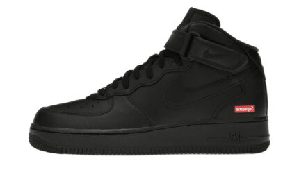 Nike Air Force 1 Mid Supreme Black authentique