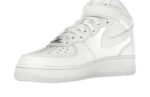 Nike Air Force 1 Mid Supreme White - vue 2