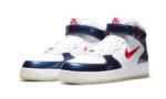 Nike Air Force 1 Mid University Red Midnight Navy - vue 2