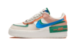Nike Air Force 1 Shadow Sail Signal Blue Green authentique