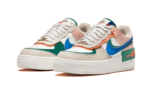 Nike Air Force 1 Shadow Sail Signal Blue Green - vue 2