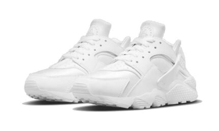 Nike Air Huarache Triple White (2021) - vue 2