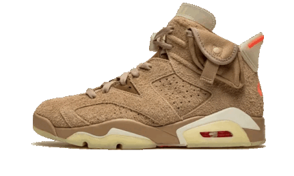 Air Jordan 6 Retro Travis Scott British Khaki authentique