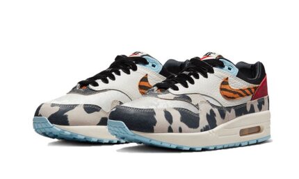 Nike Air Max 1 '87 Tiger Swoosh Cow Print - vue 2