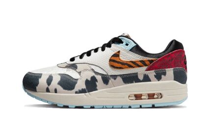 Nike Air Max 1 '87 Tiger Swoosh Cow Print authentique
