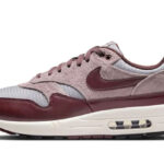 Nike Air Max 1 Essential PRM Cement Grey Burgundy Crush authentique