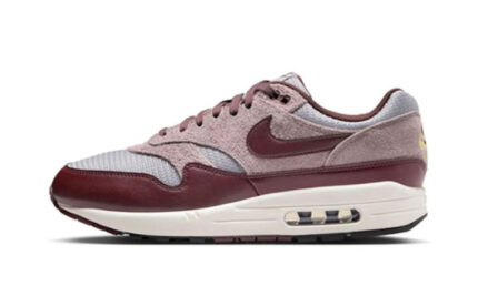 Nike Air Max 1 Essential PRM Cement Grey Burgundy Crush authentique
