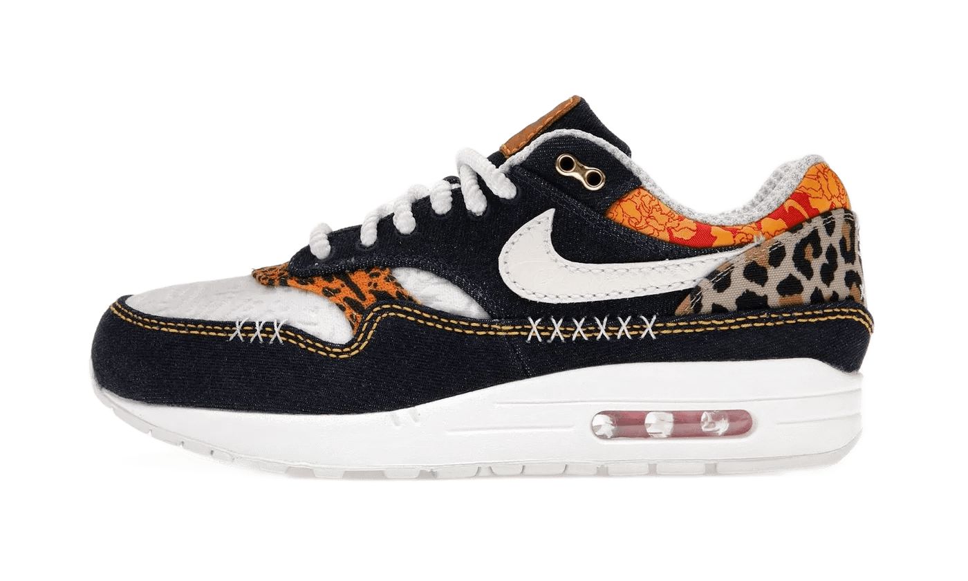 nike-air-max-1-premium-denim-leopard-719446 Nike Air Max 1 Premium Denim Leopard authentique