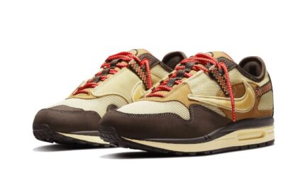 Nike Air Max 1 Travis Scott Cactus Jack Baroque Brown - vue 2