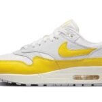 Nike Air Max 1 White Bright Yellow authentique