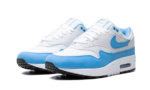 Nike Air Max 1 White University Blue - vue 2