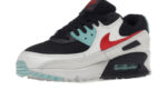 Nike Air Max 90 Aqua Red White Black - vue 2