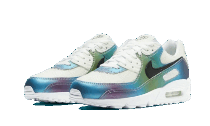 Nike Air Max 90 Bubble Iridescent - vue 2
