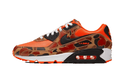 Nike Air Max 90 Orange Duck Camo authentique