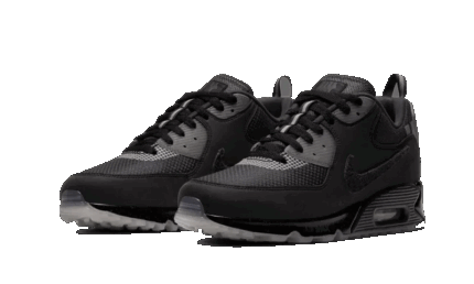 Nike Air Max 90 Undefeated Black Anthracite - vue 2