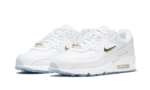 Nike Air Max 90 White Metallic Gold - vue 2