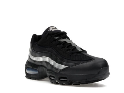Nike Air Max 95 OG Big Bubble Black White Metallic Silver - vue 2