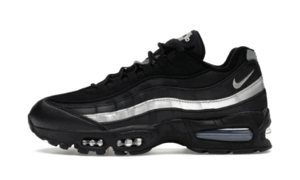 Nike Air Max 95 OG Big Bubble Black White Metallic Silver authentique