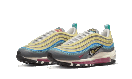 Nike Air Max 97 Air Sprung Grey Celery - vue 2