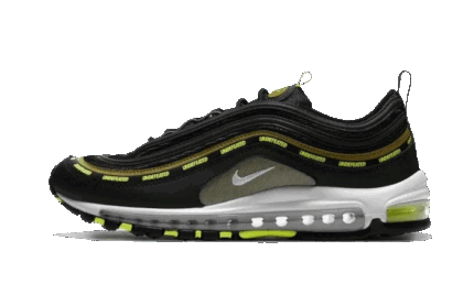 Nike Air Max 97 UNDEFEATED Black Volt authentique