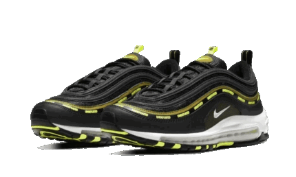 Nike Air Max 97 UNDEFEATED Black Volt - vue 2