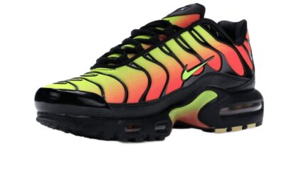 Nike Air Max Plus Black Volt Solar Red - vue 2