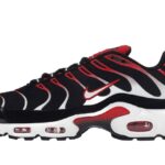 Nike Air Max Plus Black White University Red authentique