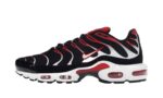 Nike Air Max Plus Black White University Red authentique