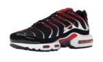 Nike Air Max Plus Black White University Red - vue 2
