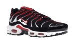 Nike Air Max Plus Black White University Red - vue 5