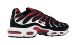 Nike Air Max Plus Black White University Red - vue 4