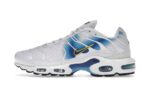 Nike Air Max Plus Spray Paint Swoosh White Blue authentique