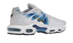 Nike Air Max Plus Spray Paint Swoosh White Blue - vue 4