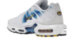 Nike Air Max Plus Spray Paint Swoosh White Blue - vue 3