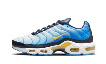 Nike Air Max Plus University Blue Topaz Gold authentique