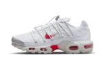 Nike Air Max Plus Utility White Silver Red authentique