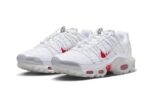 Nike Air Max Plus Utility White Silver Red - vue 2