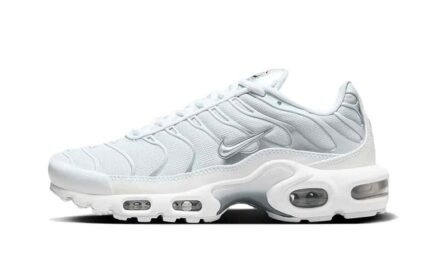 Nike Air Max Plus White Metallic Silver authentique