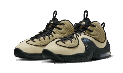 Nike Air Penny 2 Stussy Rattan Limestone - vue 2